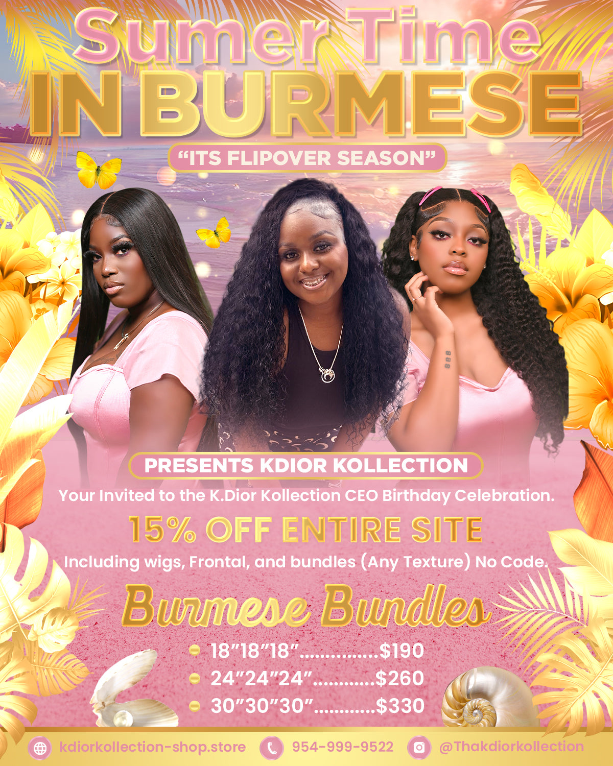 “BURMESE CURLY BUNDLES SALE”
